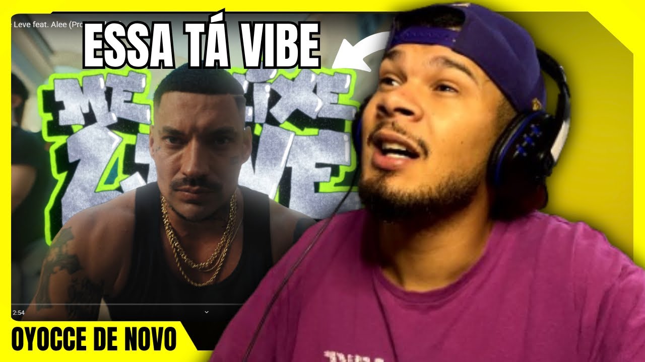 REAGINDO: Filipe Ret - Me Deixe Leve feat. Alee (Prod. Dallass)