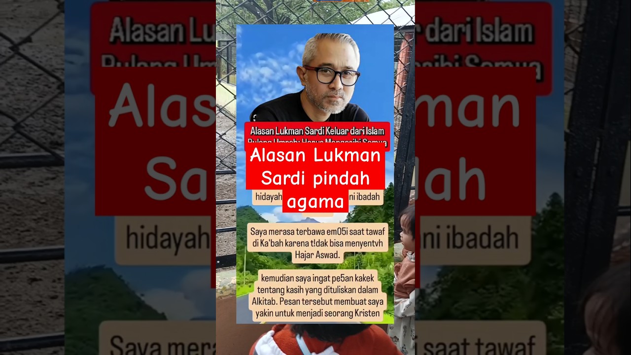 Alasan Lukman Sardi pindah agama #shorts #viral