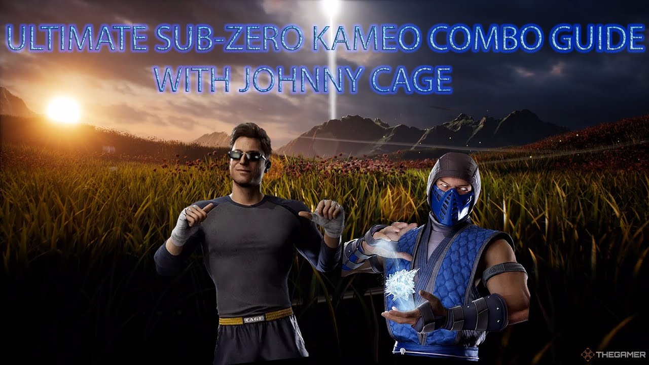 MK1 Johnny Cage / Sub-Zero COMBO GUIDE | COMPLETE (All routes, Optimals, Midscreens, Corner & etc)
