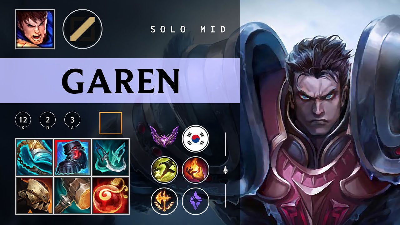 Garen Mid vs Katarina - KR Master Patch 26.03