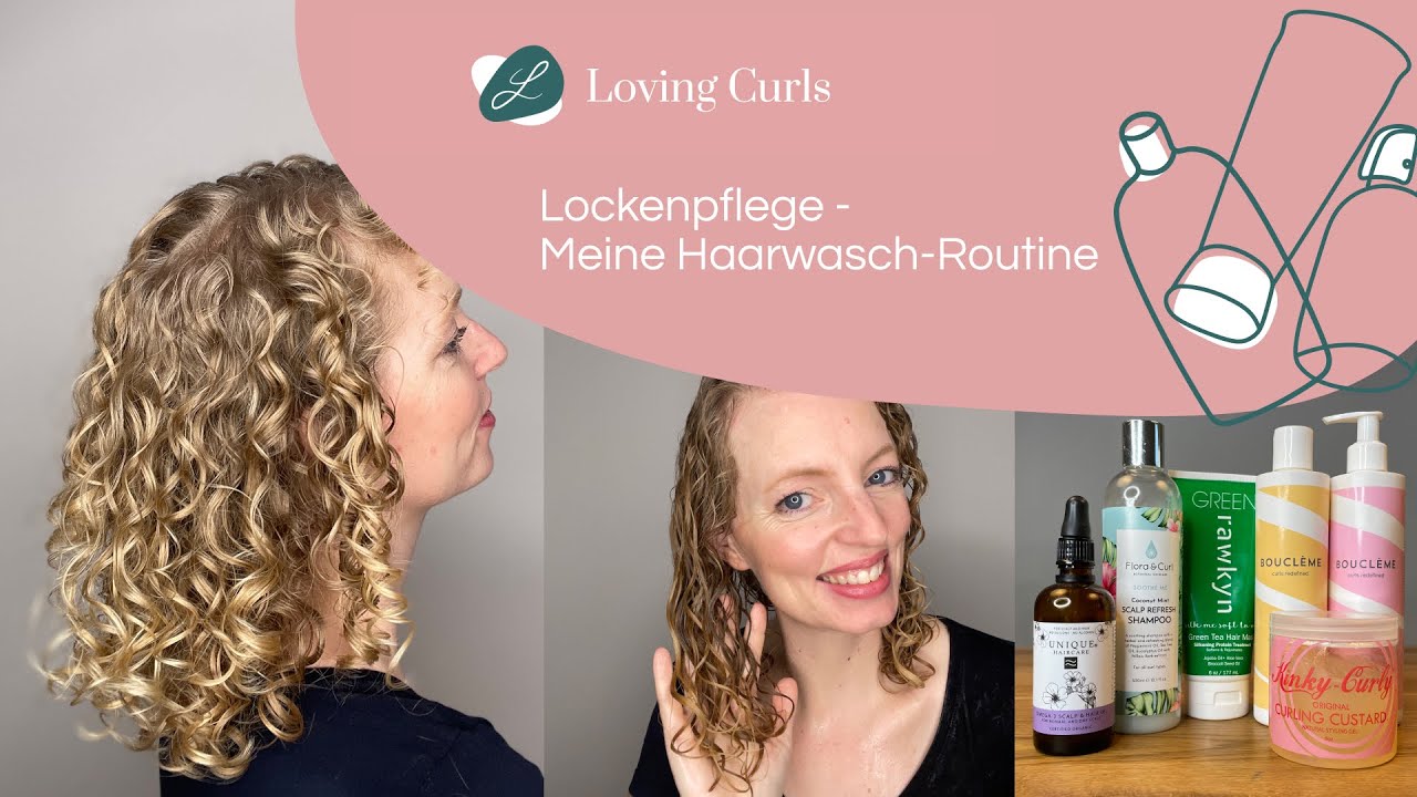 Lockenpflege: Meine Haarwasch-Routine 💖 (Curly Girl Methode geeignet)