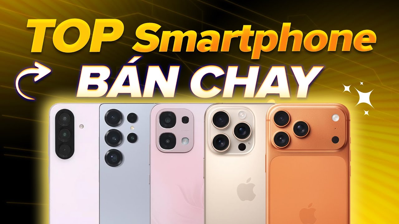 TOP 10 ĐIỆN THOẠI b&aacute;n chạy nhất Thế Giới Di Động 2025