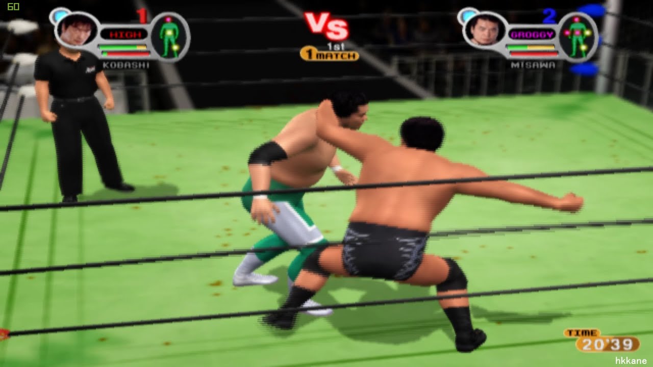 PS2 - All-Star Pro Wrestling 3 Gameplay