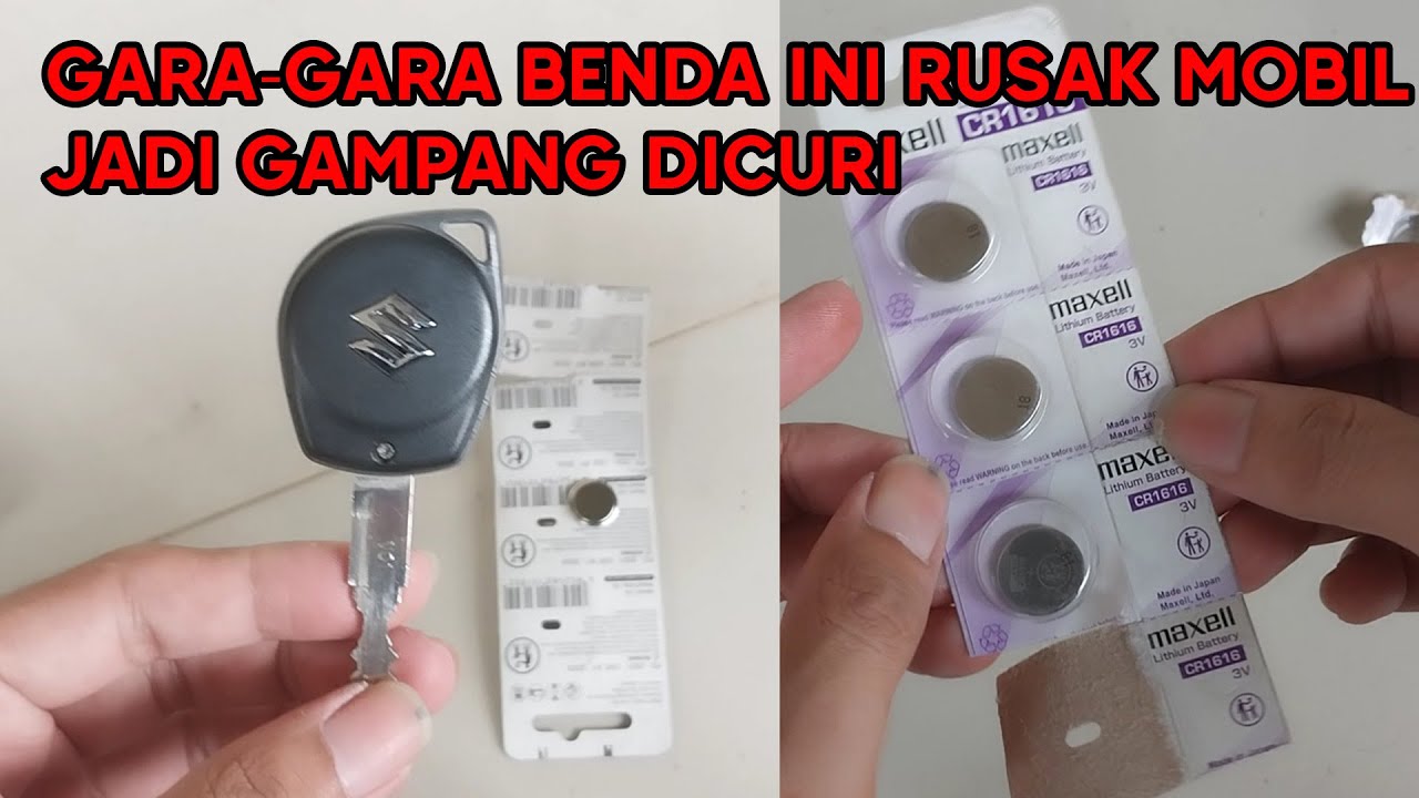 Cara Mengganti Baterai Remote Suzuki Ertiga | How To Change Battery Remote Suzuki Ertiga