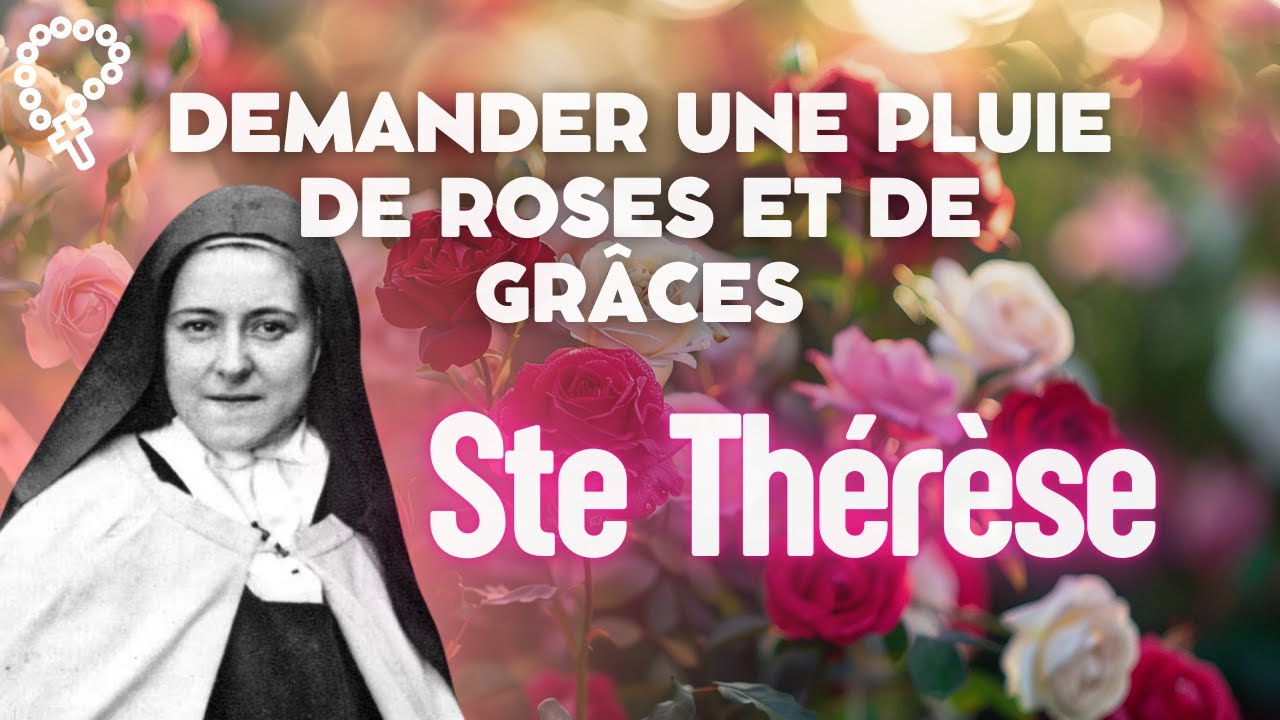 Pri&egrave;re pour une pluie de roses et de gr&acirc;ces | Sainte Th&eacute;r&egrave;se de l&rsquo;Enfant J&eacute;sus