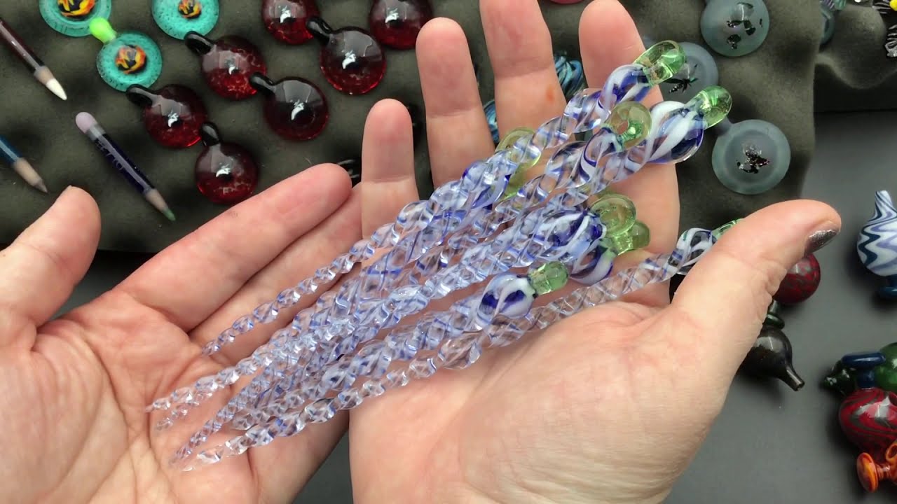 How to make a Glass Icicle Ornament - Lampwork Tutorial - Simple