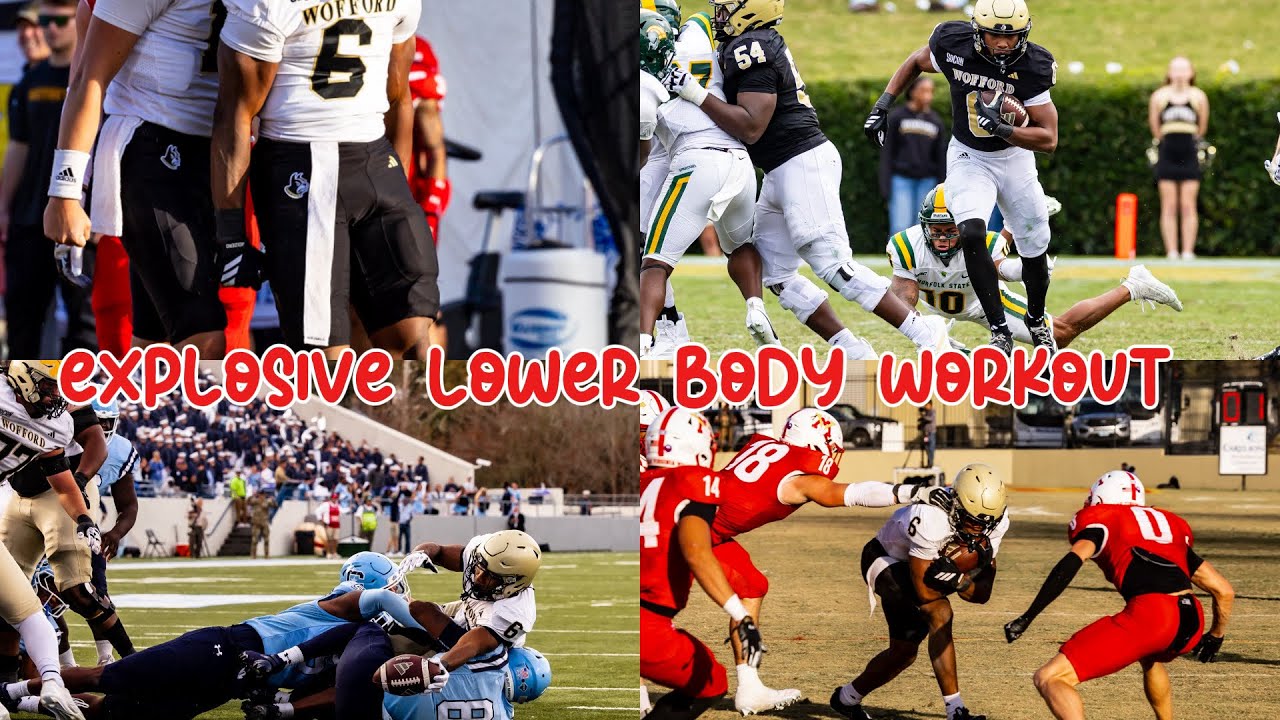 Explosive Lower Body Workout with a D1 Running Back