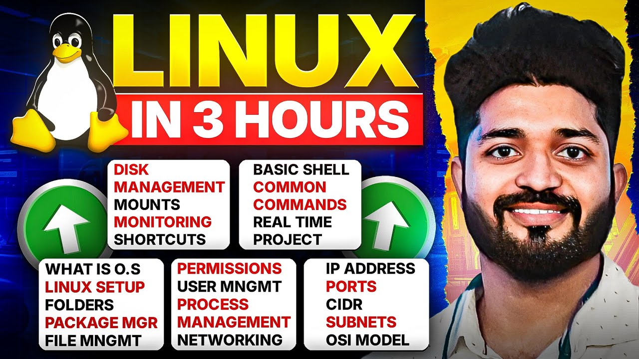 Linux with DevSecOps Basics to Advanced Masterclass for freshers / experienced ⬇️