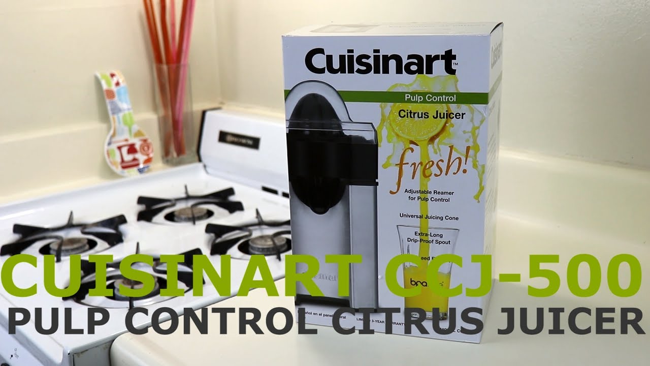 Cuisinart CCJ-500 Pulp Control Citrus Juicer - Review