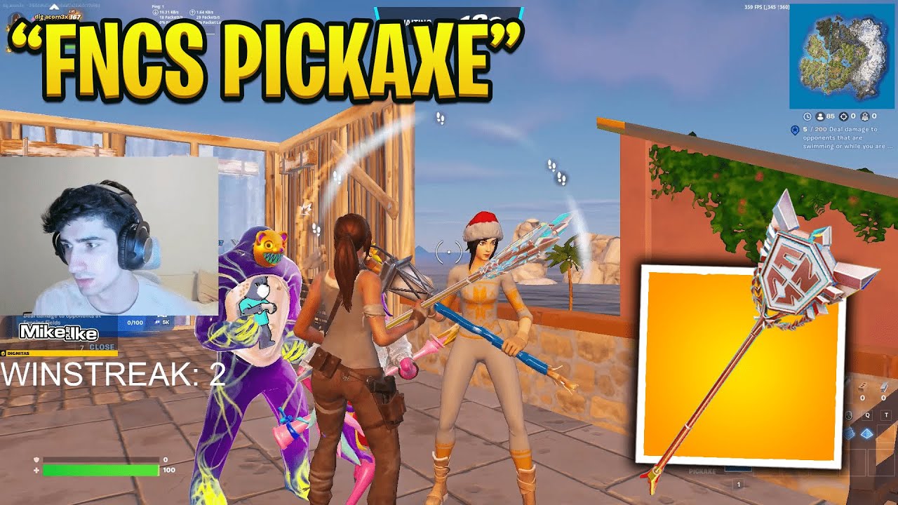 Acorn FLEXES FNCS Pickaxe on Road To 1ST UNREAL RANKED