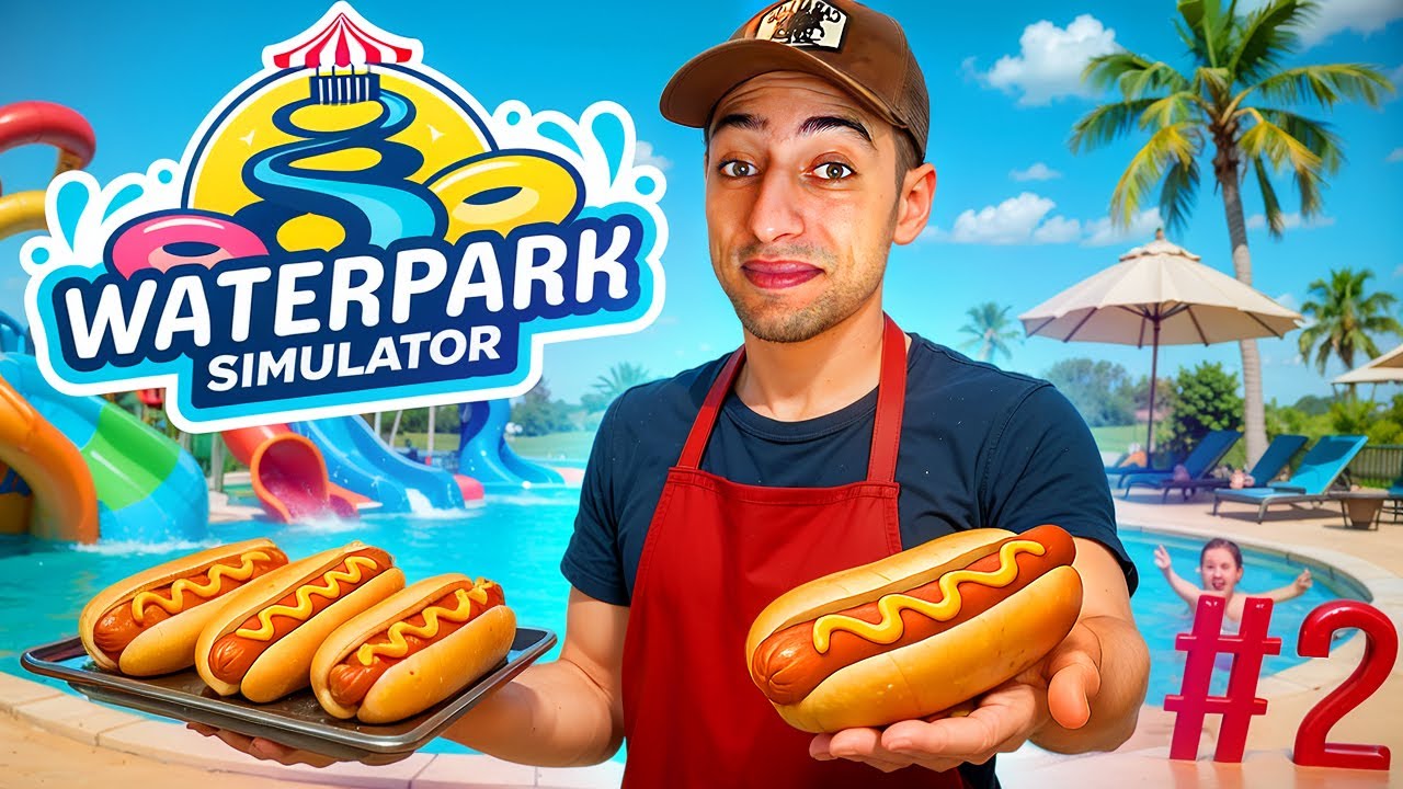 Ասում են՝ ամենահամով հոթ դոգը մեր մոտ ա 😏🌭 | Waterpark Simulator #2