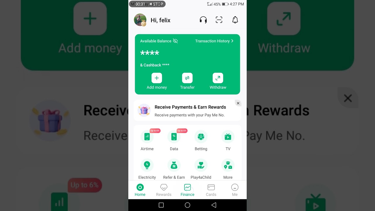 start saving on spend and save.on opay app.( fideliscomedy)