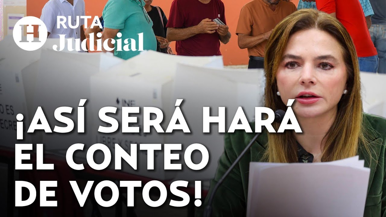 ¿Cómo se hará el conteo de votos? Consejera del INE explica cómo se calificará la elección judicial