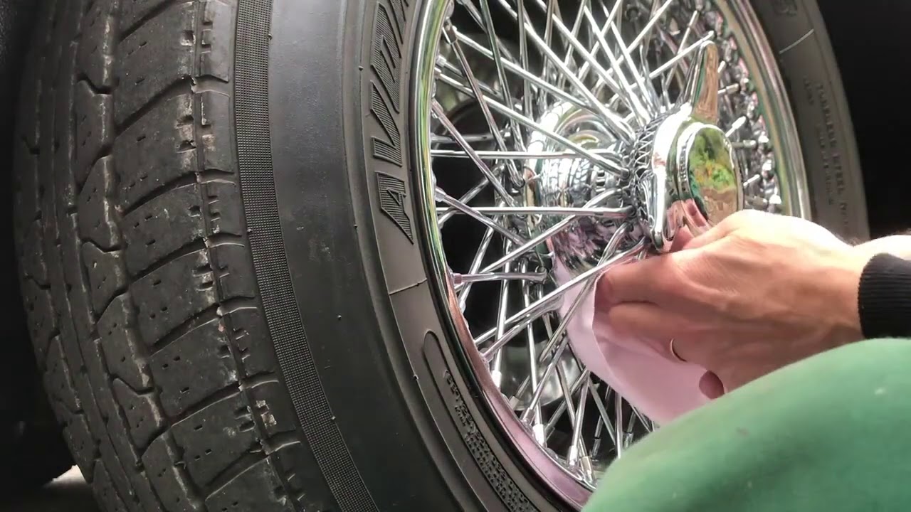 Cleaning Wire Wheels. Possibly the most boring classic car video, ever.