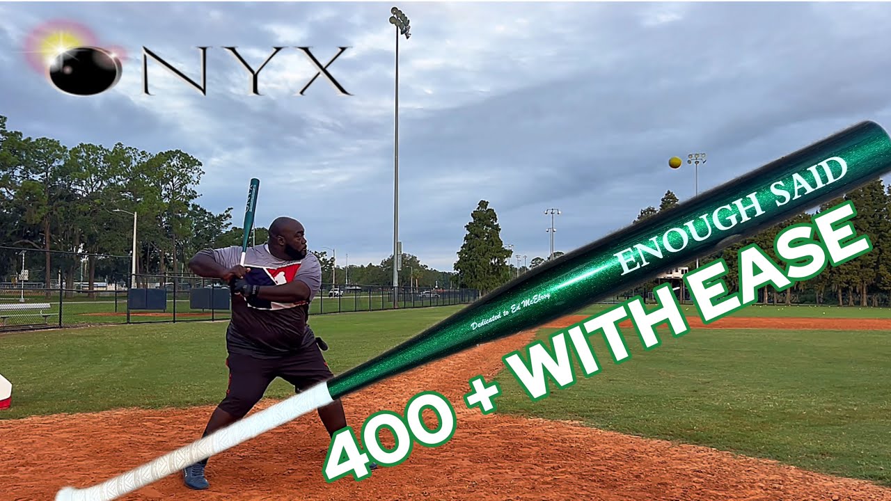 ONYX ENOUGH SAID “ED MCELROY “ TRIBUTE 1PC SENIOR SOFTBALL BAT 