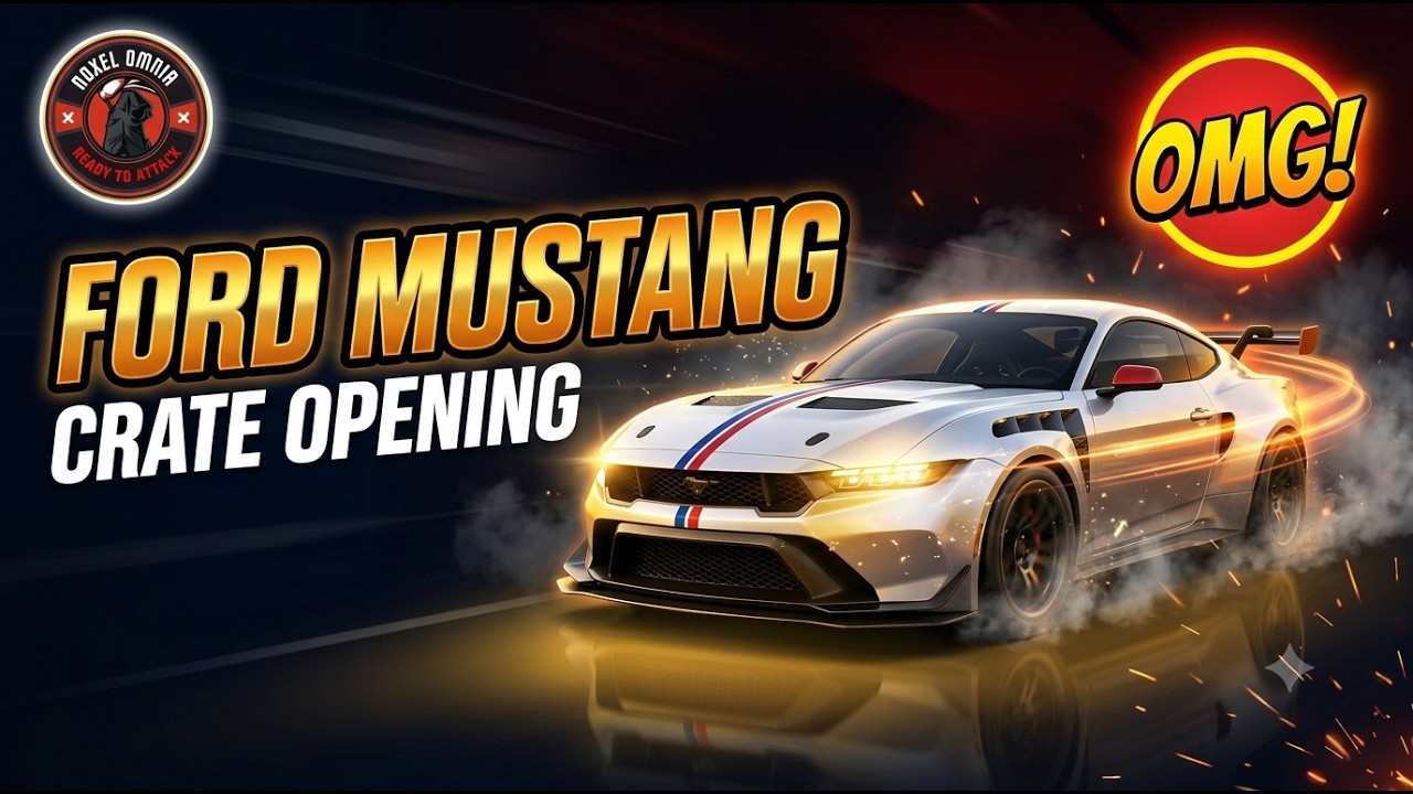 Ford Mustang Motor Cruise Crate Opening PUBG Mobile 🔥 | New Supercar Skin Reveal!