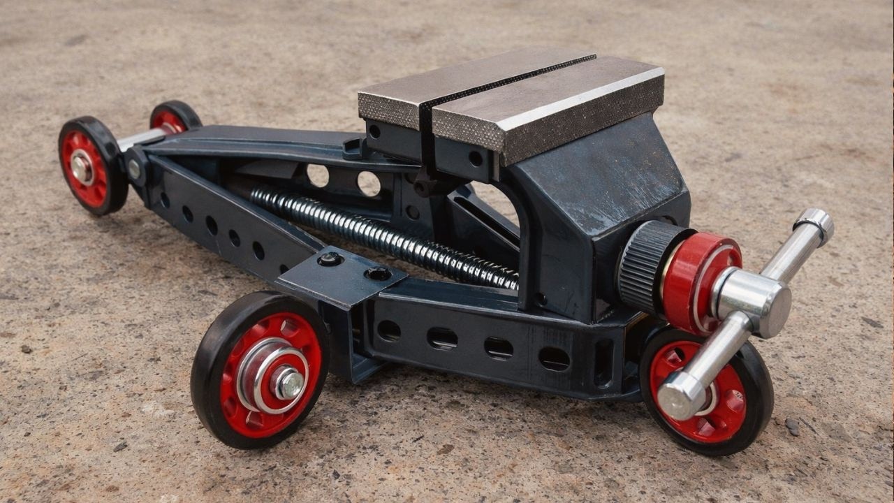 Brilliant Welder’s Idea! Turning a Car Jack into a Genius Workshop Tool