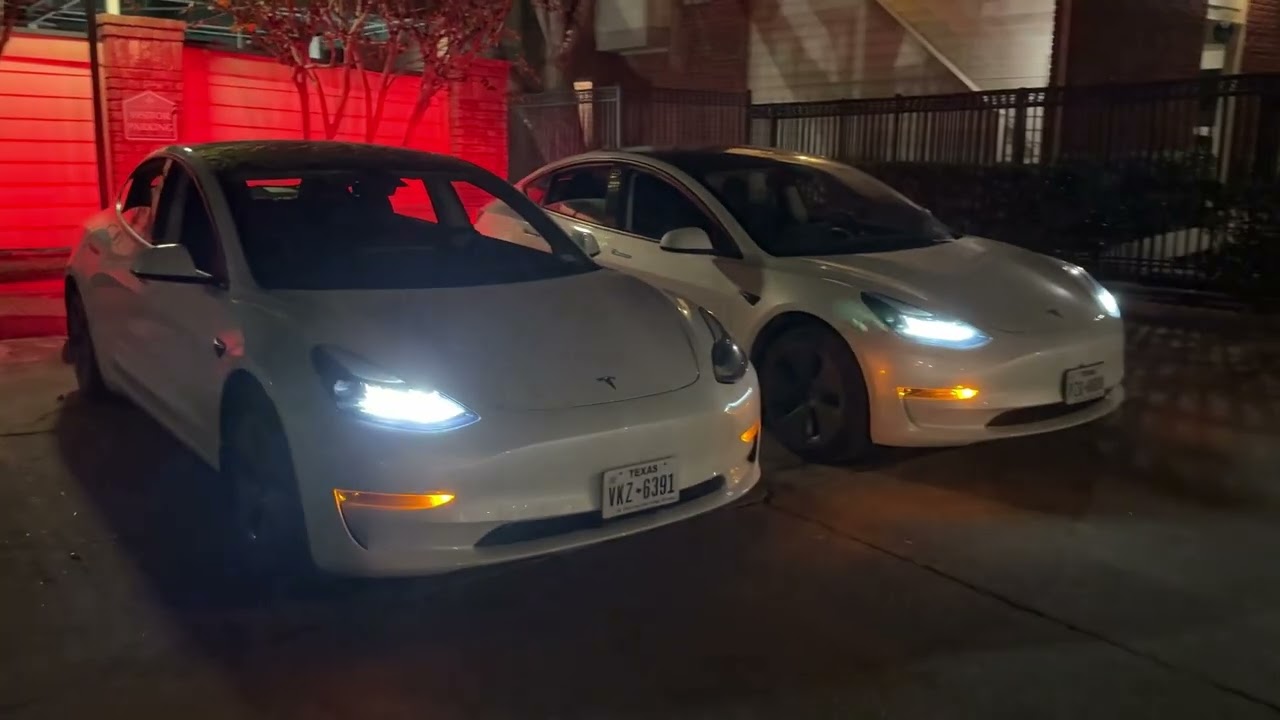 Tesla Model 3 - Light Show - The Arrival