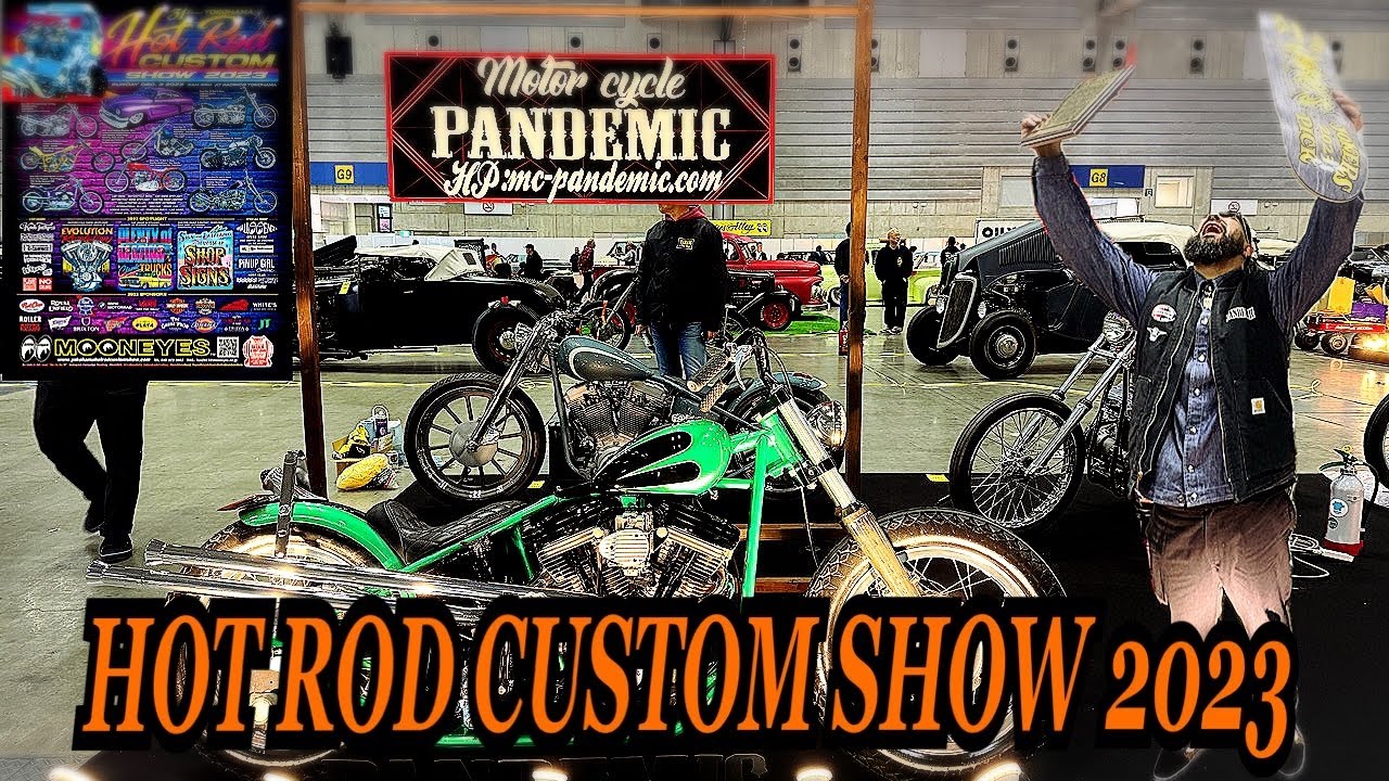 YOKOHAMA HOT ROD CUSTOM SHOW2023 会場のバイク一挙公開！ホットロッドカスタムショー　一見すべし　チョッパー　ボバー　ショベル　パンヘッド　ナックル　サイドバルブ　エボ