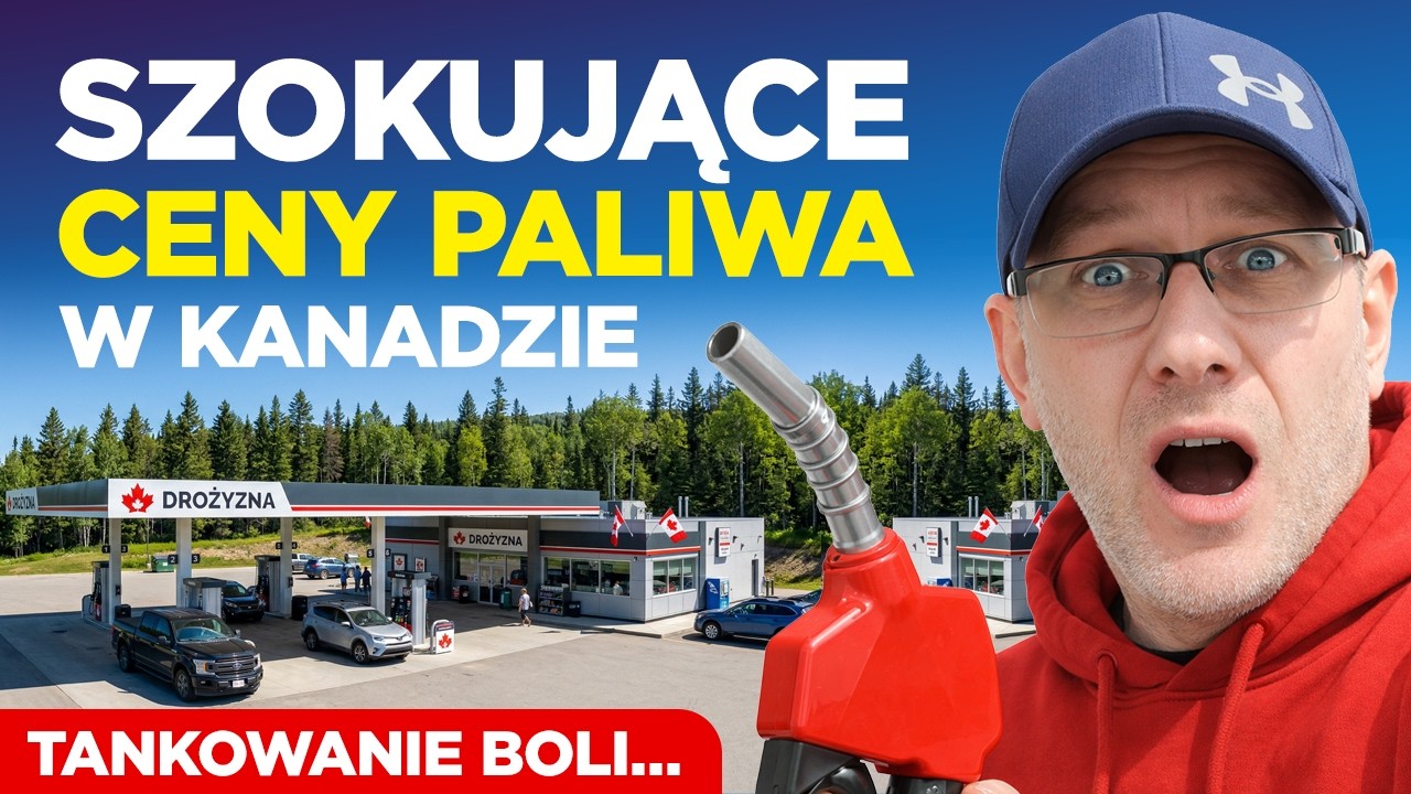 Szokujące ceny paliw w Kanadzie. Tankowanie boli.