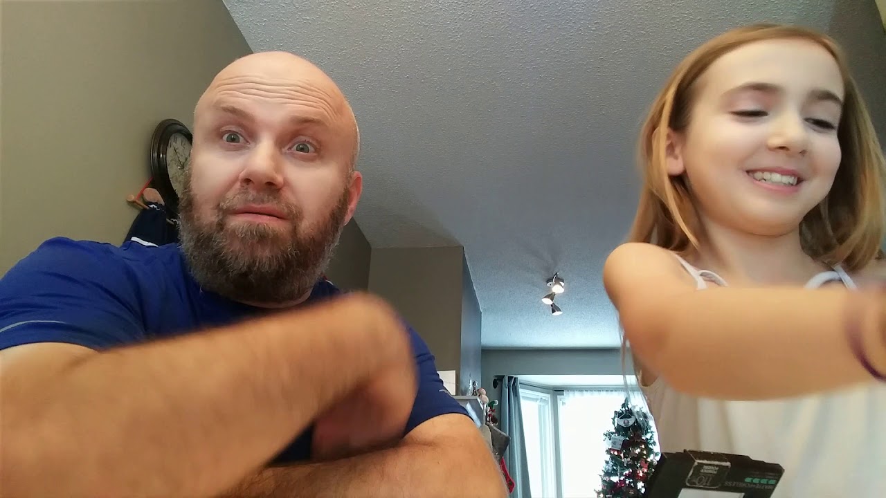 Doing my dads makeup!!!