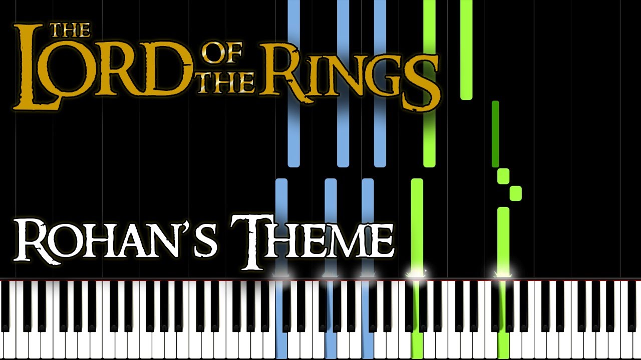 Rohan's Theme - The Lord of the Rings (Piano Tutorial) [Synthesia]