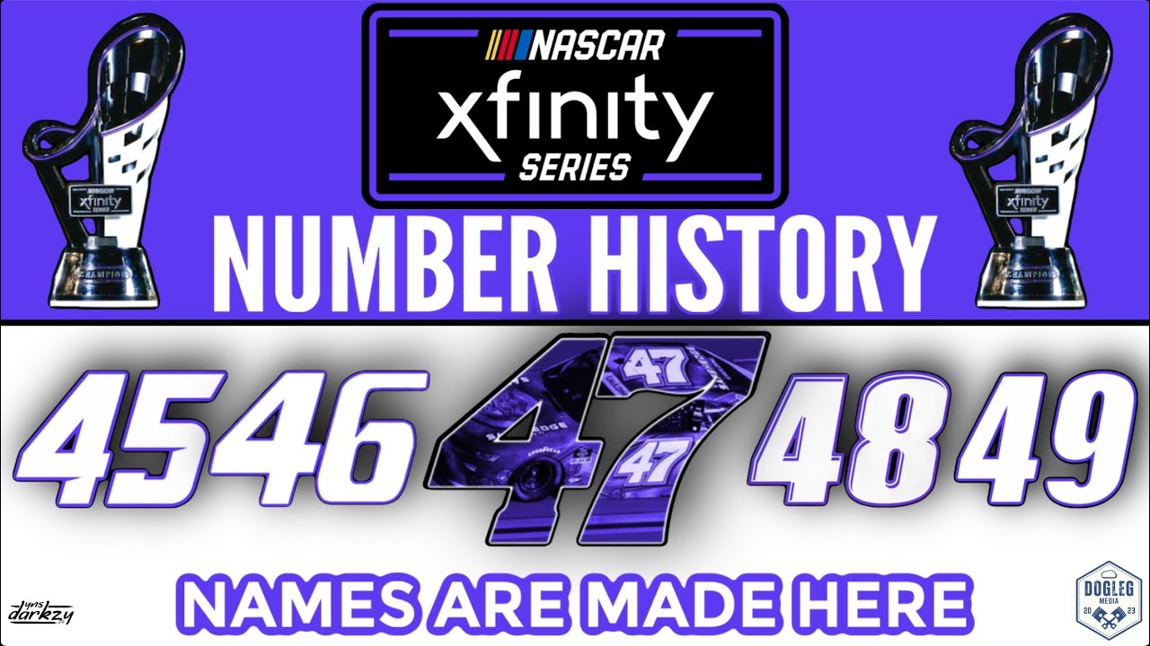 NASCAR Number History: Xfinity 45-49