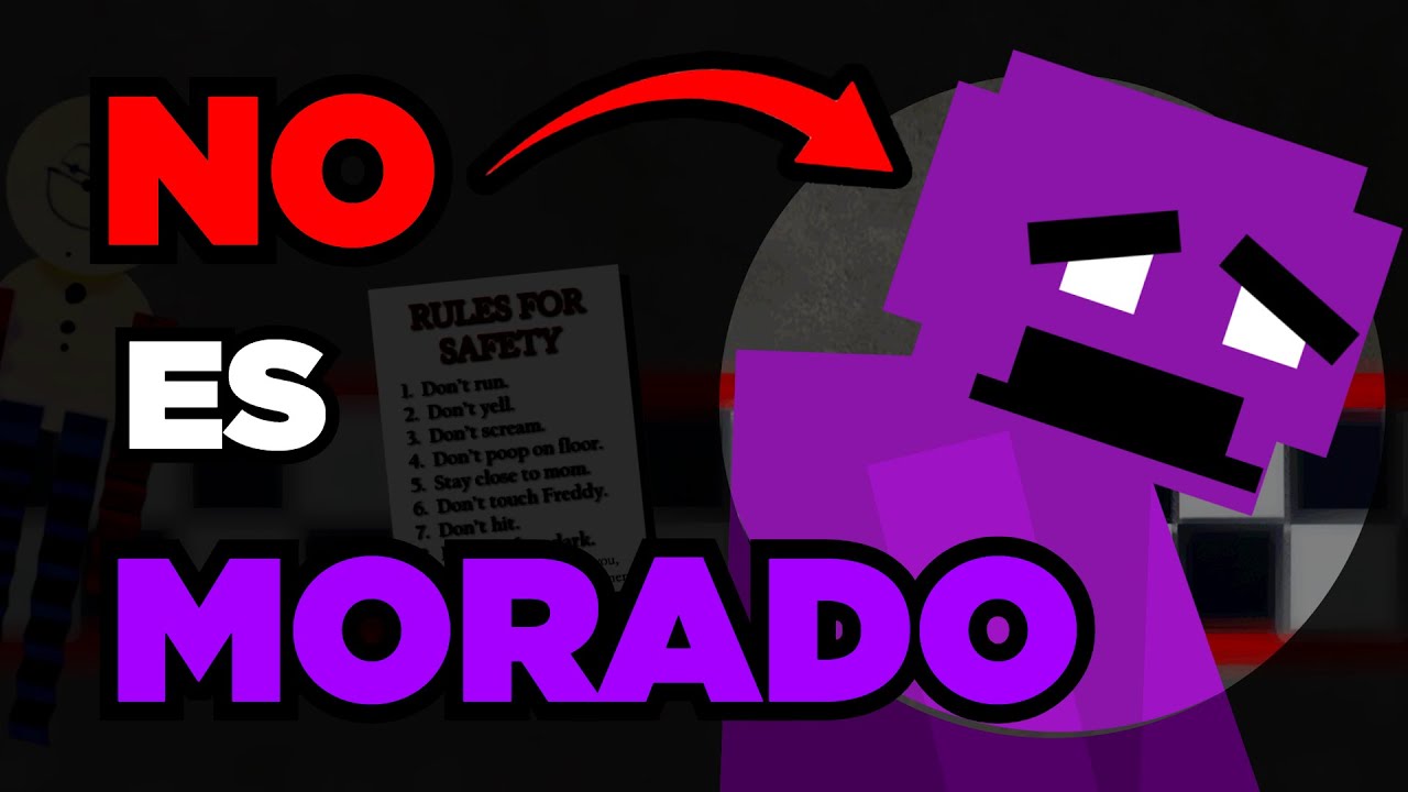 El Hombre Morado NO es MORADO