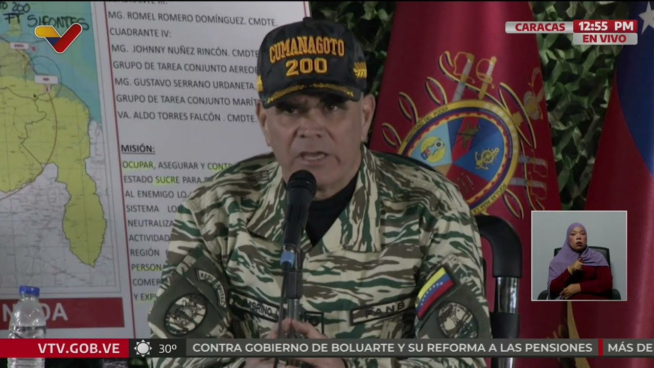 Vladimir Padrino López en balance de "Los Cuarteles van al pueblo" y Operación Cumanagoto 200