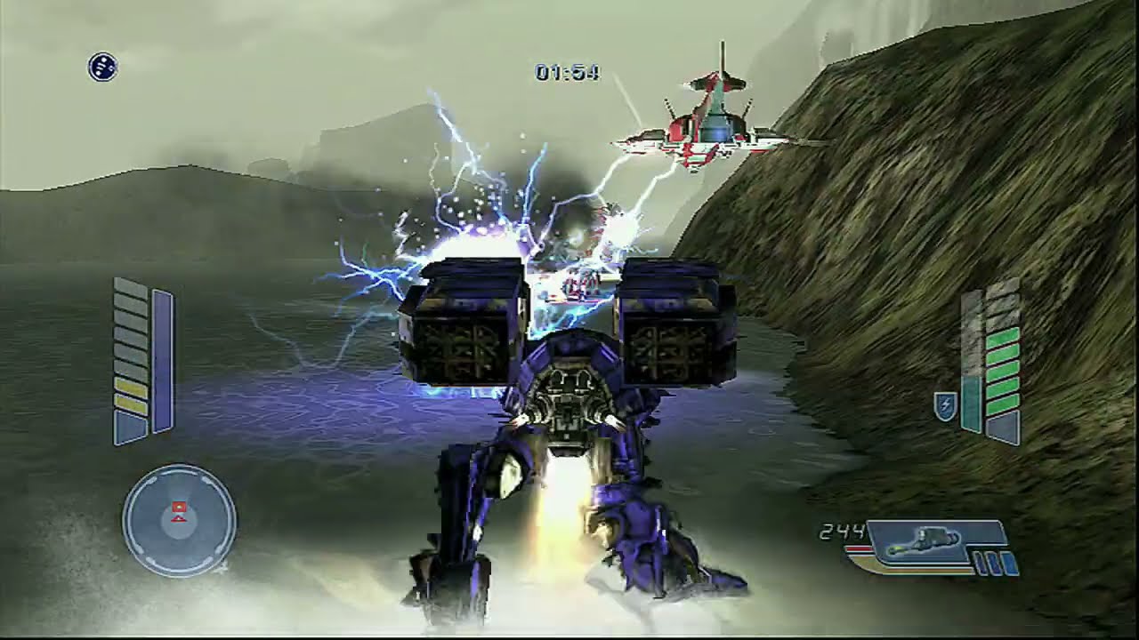 Mechassault 2 DLC Online Gameplay Team Destruction on Mountain High 4v4 xlink kai original Xbox 2022