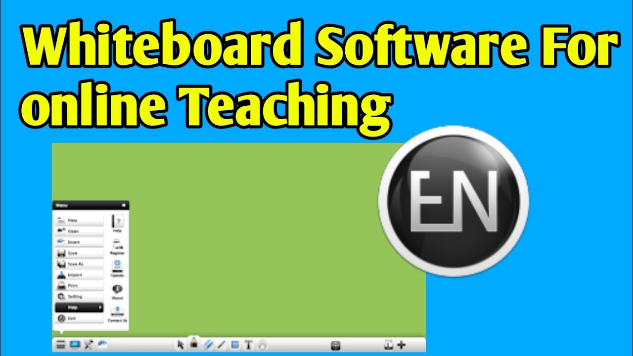 whiteboard software for online teaching | easinote annotation software | Hindi | vk adda 2.0