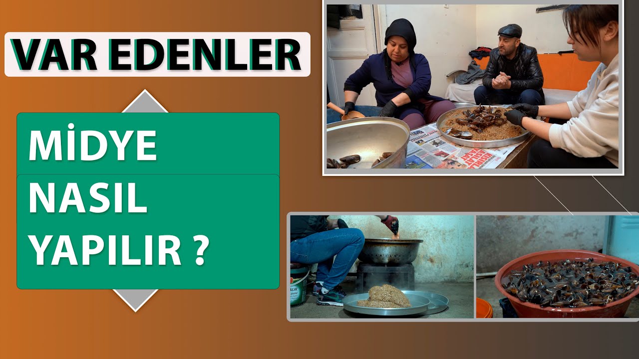 VAREDENLER - MİDYE NASIL YAPILIR ?