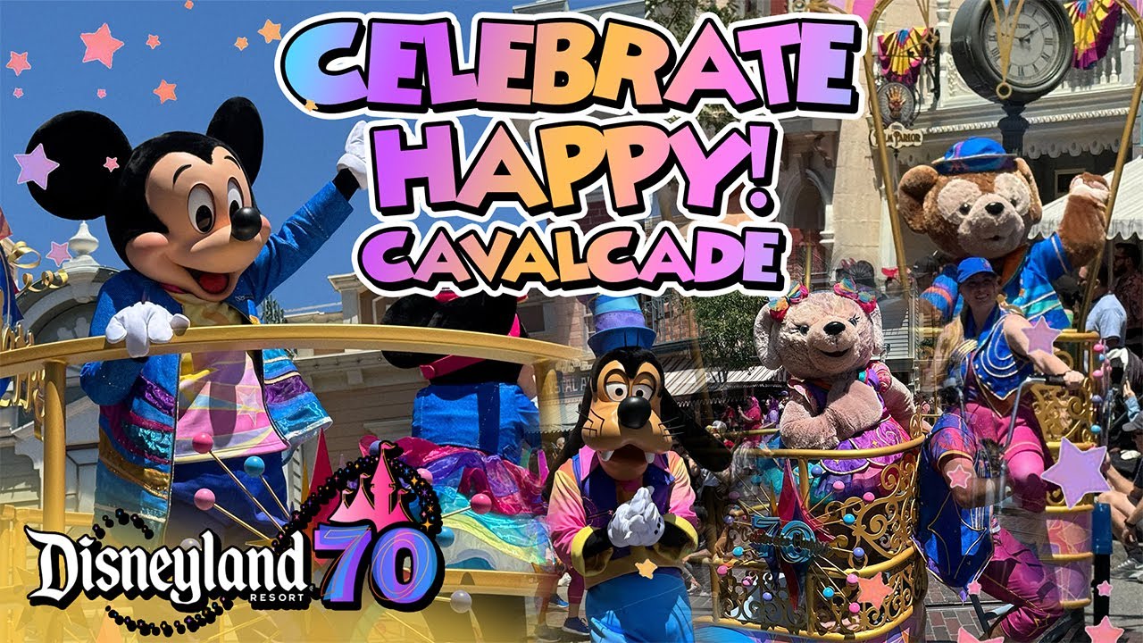 The Celebrate Happy Cavalcade with Characters - Disneyland 70