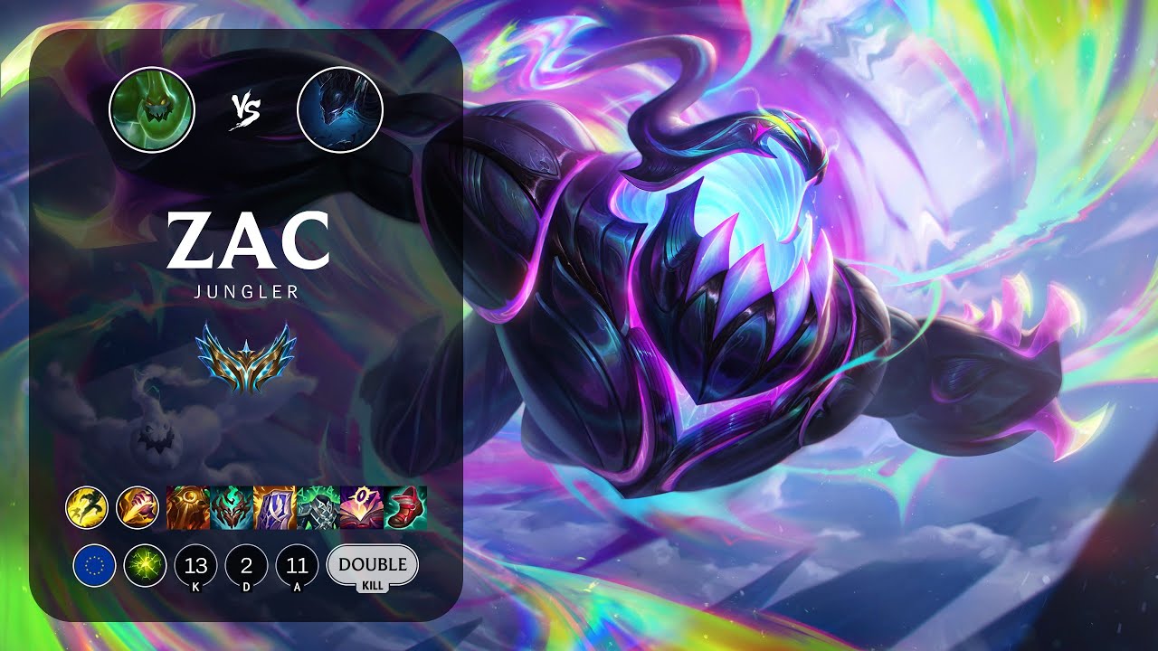 Zac Jungle vs Nocturne - EUW Challenger Patch 14.4