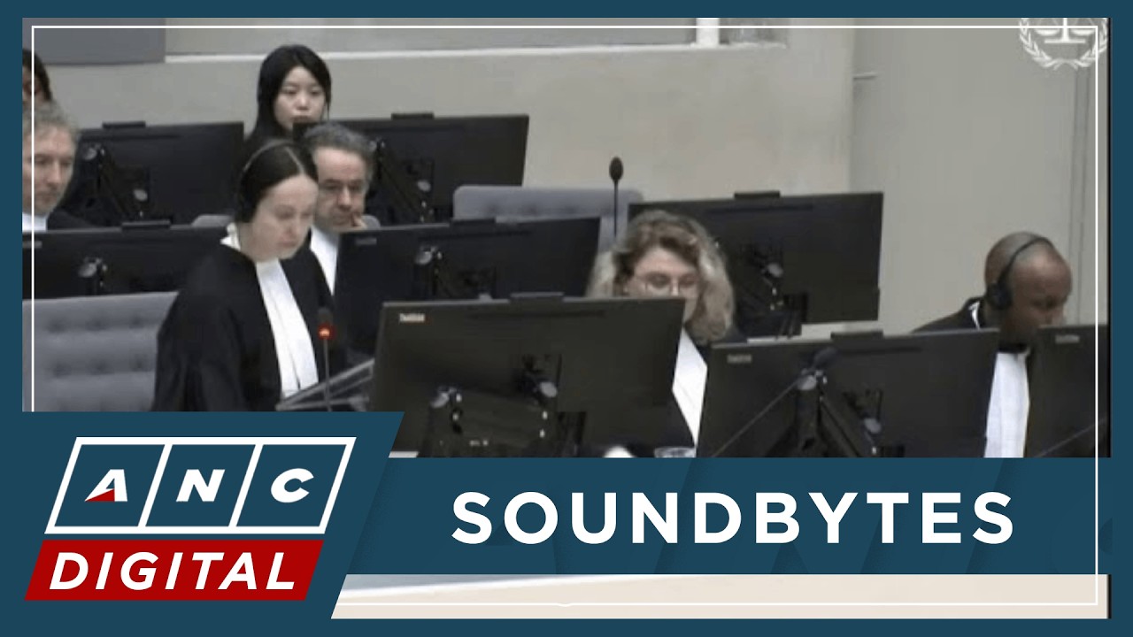 'Maganda ang presentasyon': Lawyers group lauds ICC prosecution on explanation of drug war process