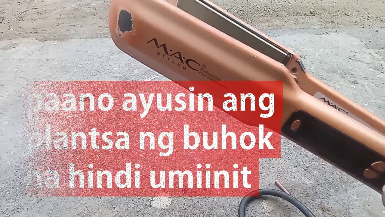 paano ayusin ang plantsa ng buhok na hindi umiinit @resikloelectronicsrepair1970