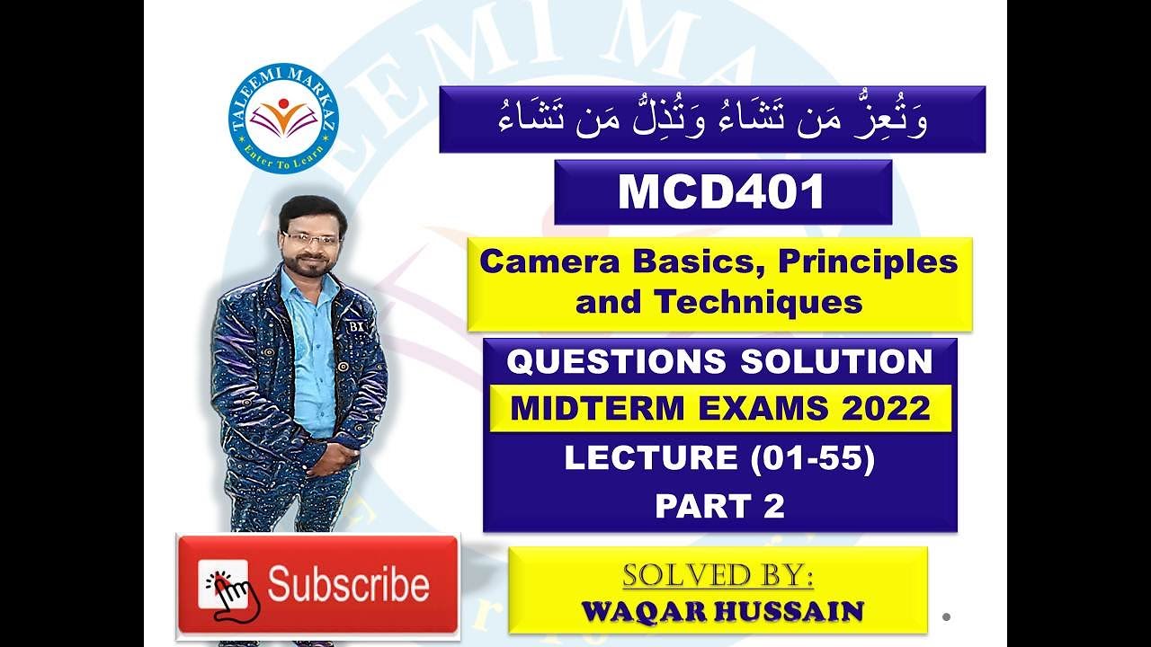 MCD401 MidTerm Exam Question and Solution By Taleemi Markaz Part 2