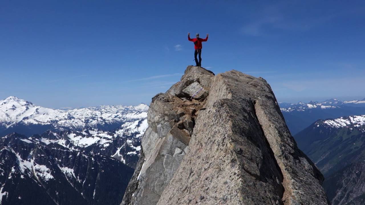 Climbing Dome Peak