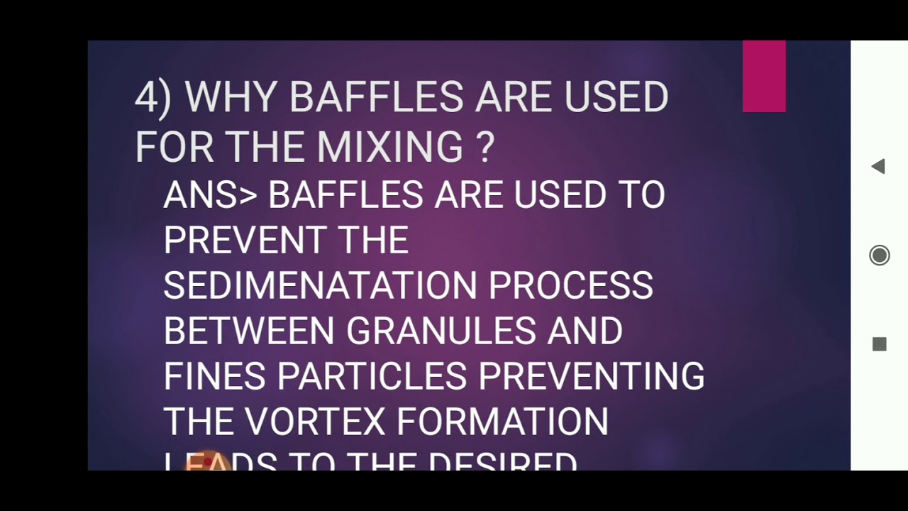 Interview questions answers for production, granulation