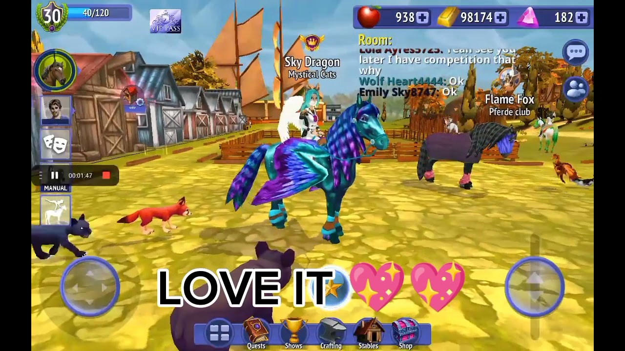 Getting lvl 6 vip on horse riding tales 👀