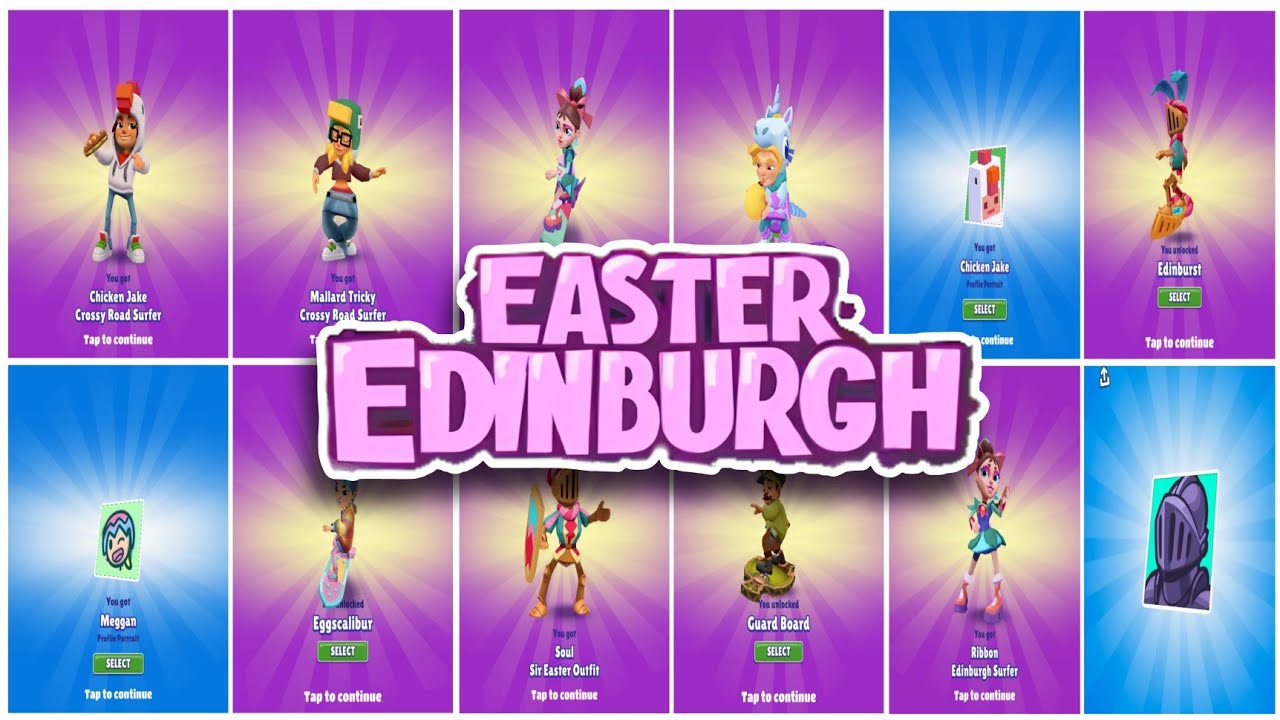 Each and Everything of Subway Surfers Easter Edinburgh 🐇🐰🐣🧺🥚 2025