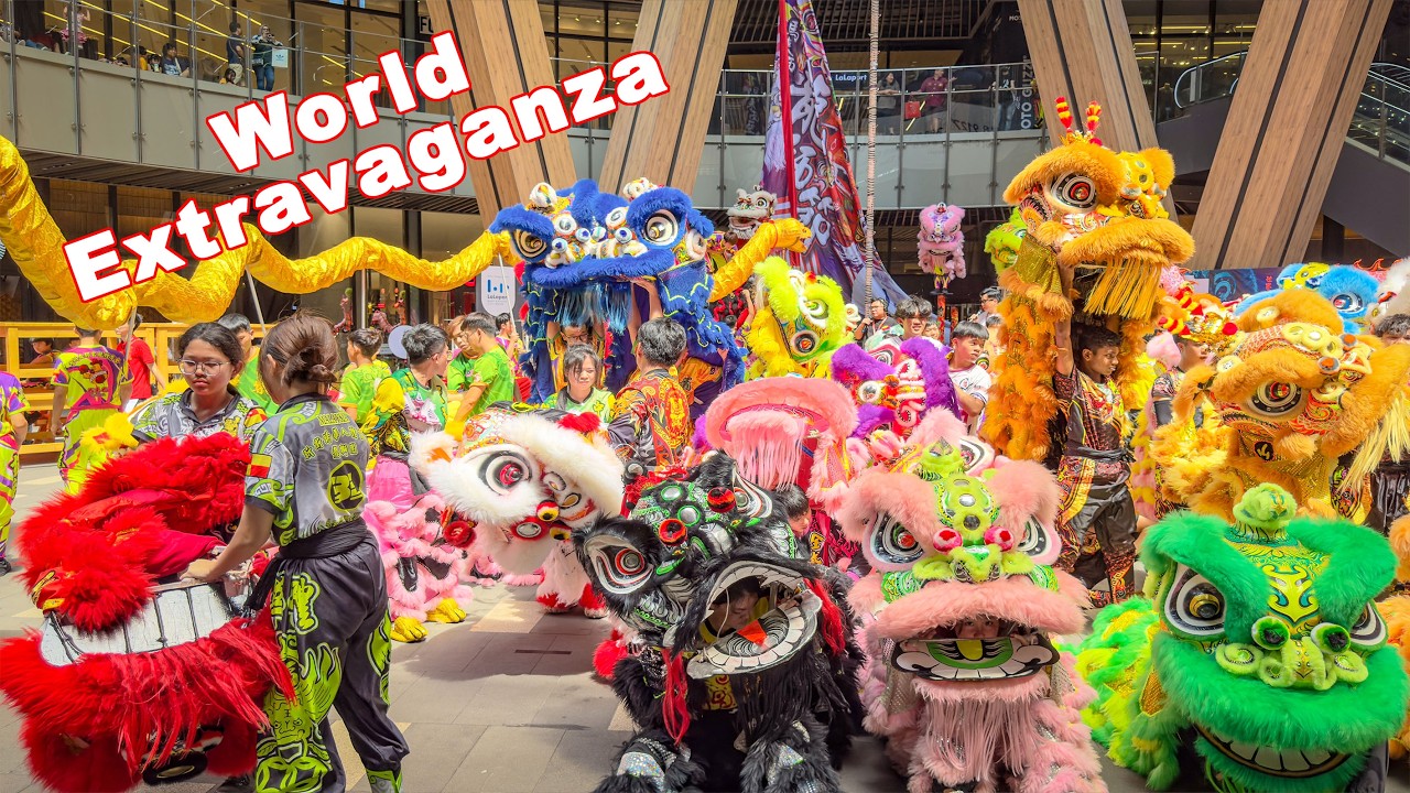2025 World Dragon & Lion Dance Extravaganza | Lalaport, Kuala Lumpur