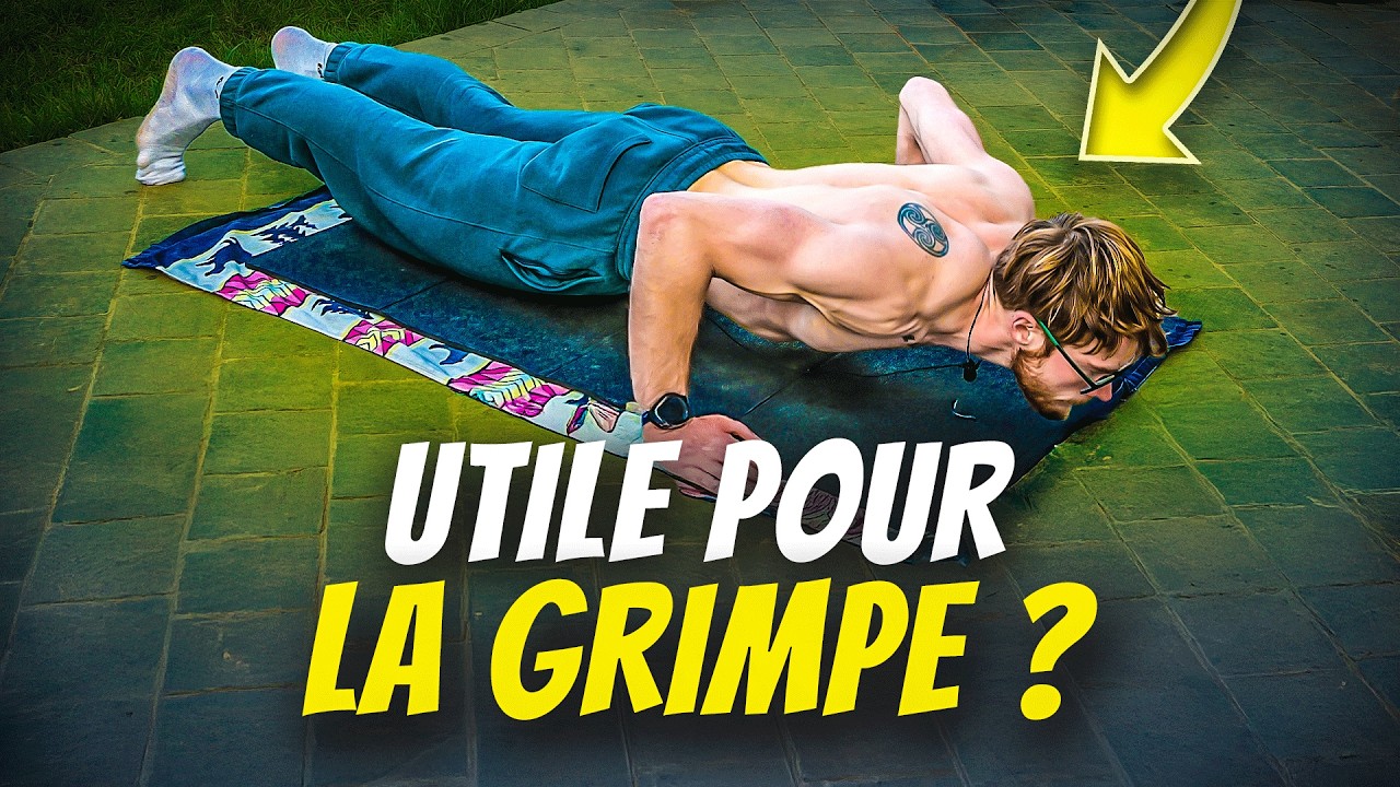 La séance renfo qui va te faire passer un niveau en escalade (sans matériel !)