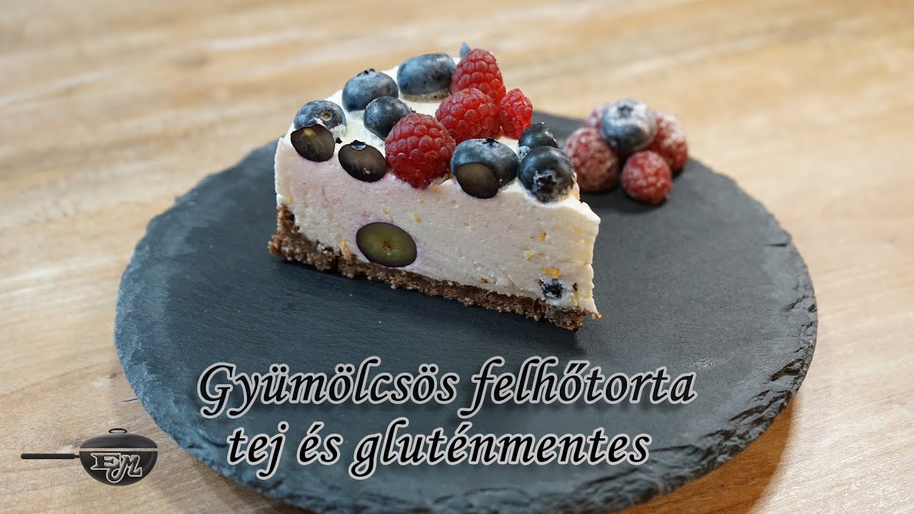 Habkönnyű boldogság! Gyümölcsös felhőtorta (tej és gluténmentes)