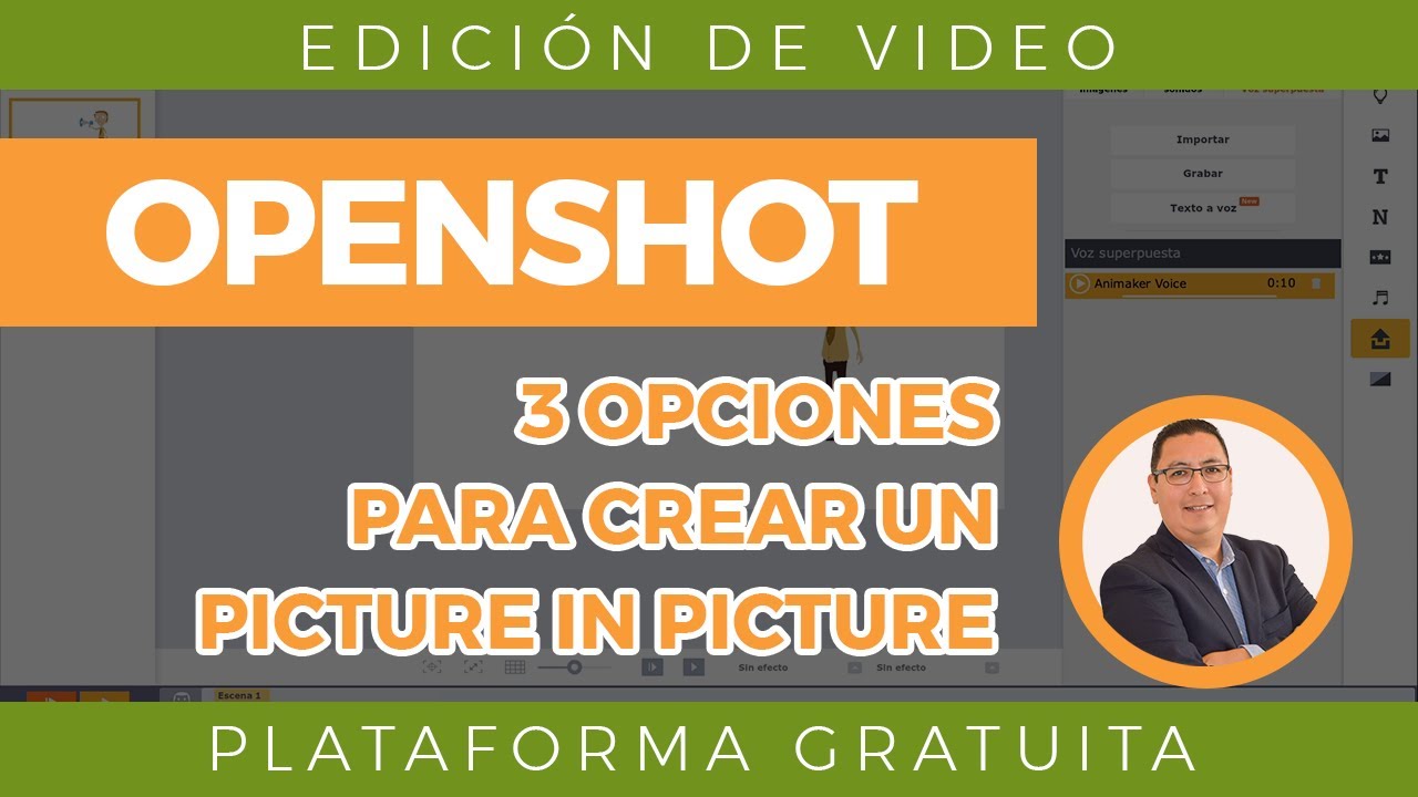 OpenShot PiP | Picture in Picture en español