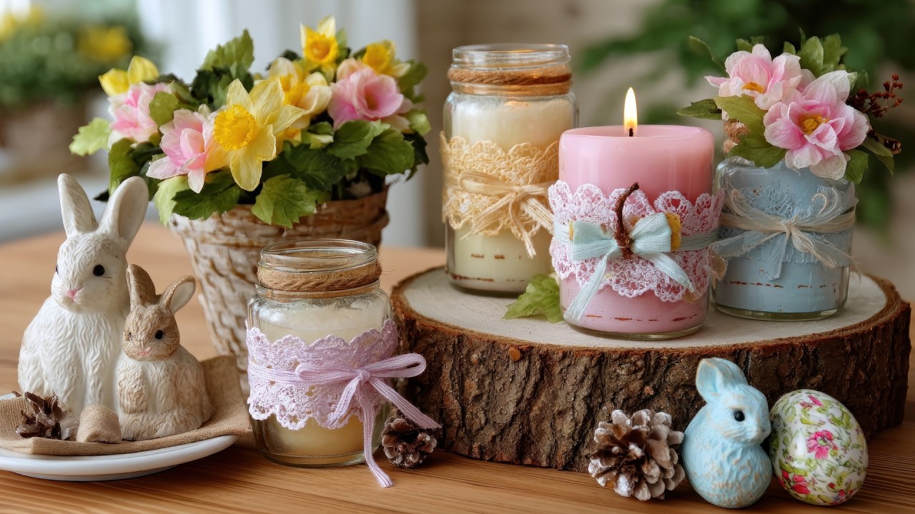 Easter Decorating Ideas 2026 | Cottage Style & Shabby Chic Pastel Home Decor