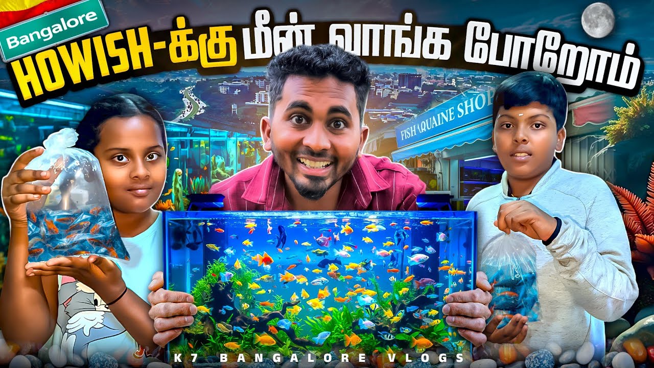 🔥👼Howish - க்கு மீன்🐟 வாங்க போறோம்💥😍 | Bangalore Pets Shop🐾🛍️ | K7