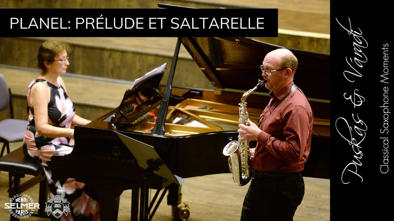 Robert Planel: Prélude et saltarelle for alto saxophone