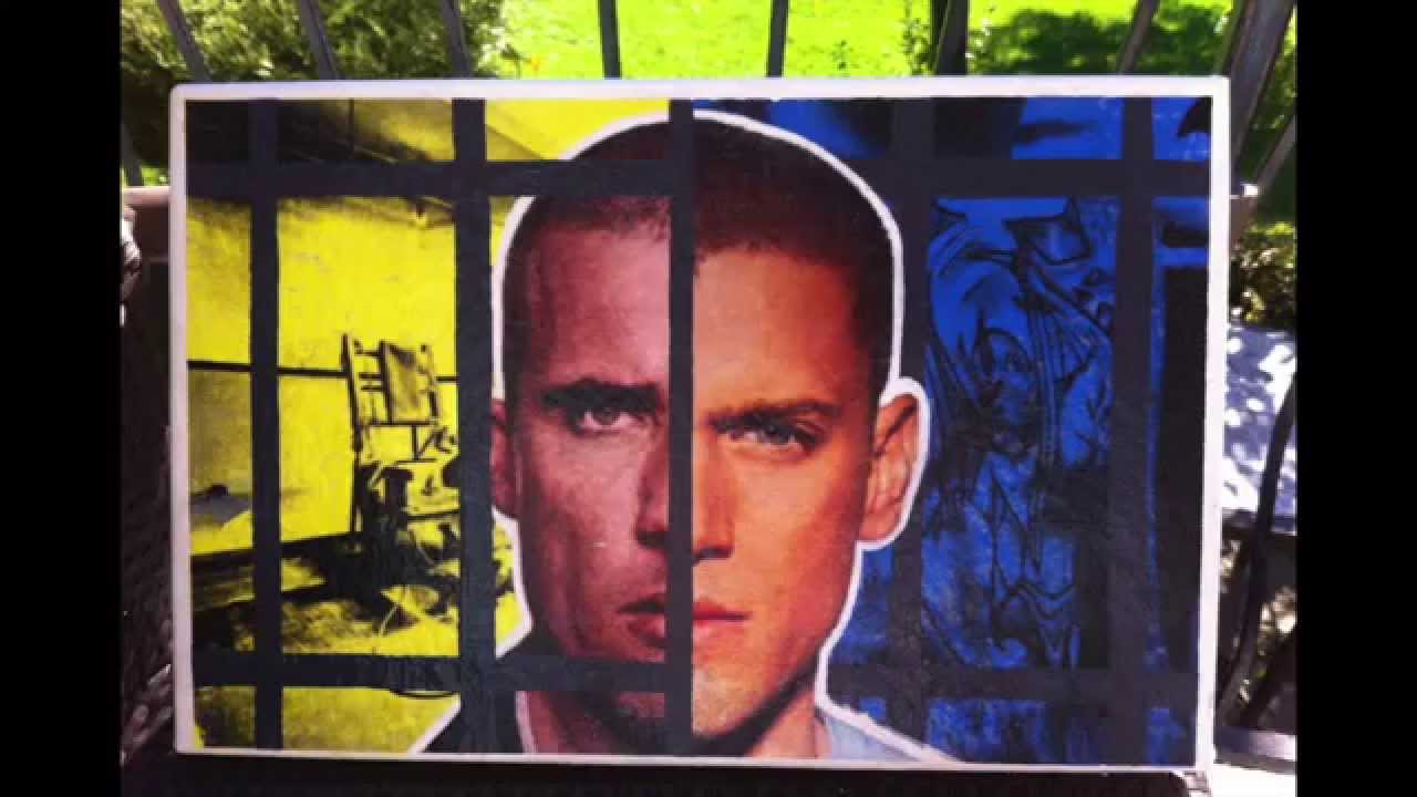 Prison Break Image Transfer Painting
