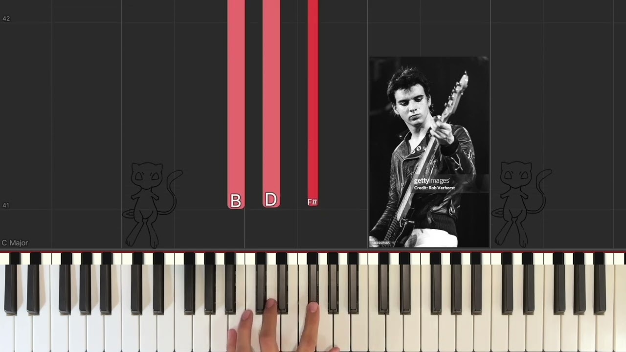 Secrets - The Cure | Easy Piano Tutorial | Synth Cover & Play-Along